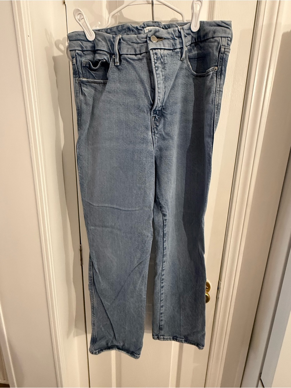 Good American Good Curve Straight indigo Jeans